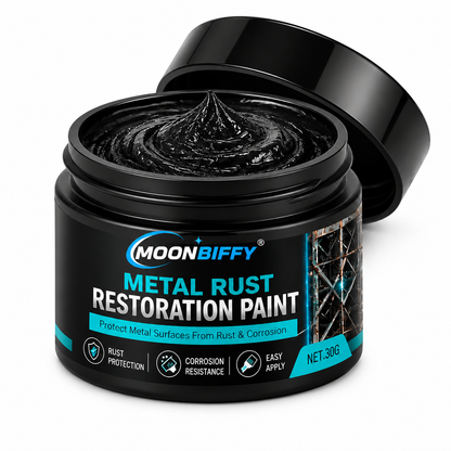 🥳2026 HOT SALE🥳💞50K+ SOLD!🔧🏠 Metal Rust Protection Black Repair Paste – Restores rusty gates, railings &amp; tools. Forms protective coating – no need to replace! 🛡️✨🔥