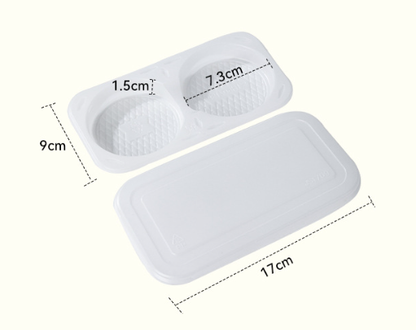 Stackable Burger Patty Freezer Containers – 10-Pack Lidded Meal Prep Storage Set