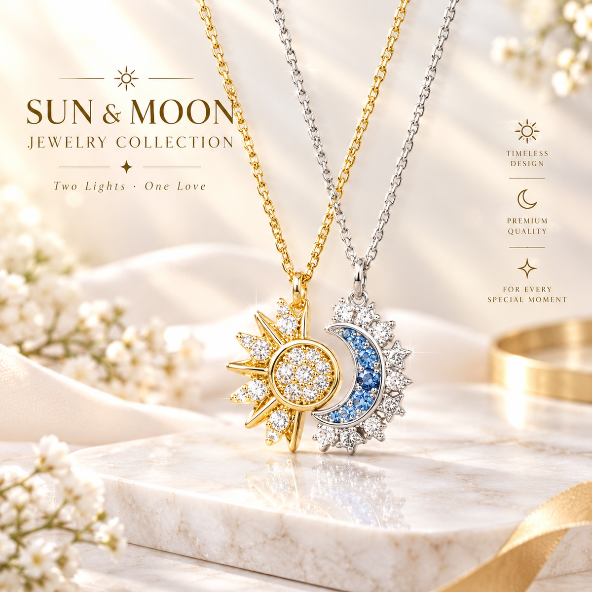 ☀️Sun & Moon Bracelets | For the one who’s always there🌙