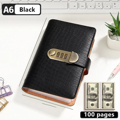 🔥 Last Day 50 % OFF– Lockable A6 Savings Notebook with 3-Digit Combination Lock 💰